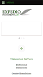 Mobile Screenshot of expediotranslations.com